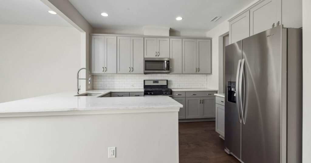 Elegant kitchen with high-end finishes