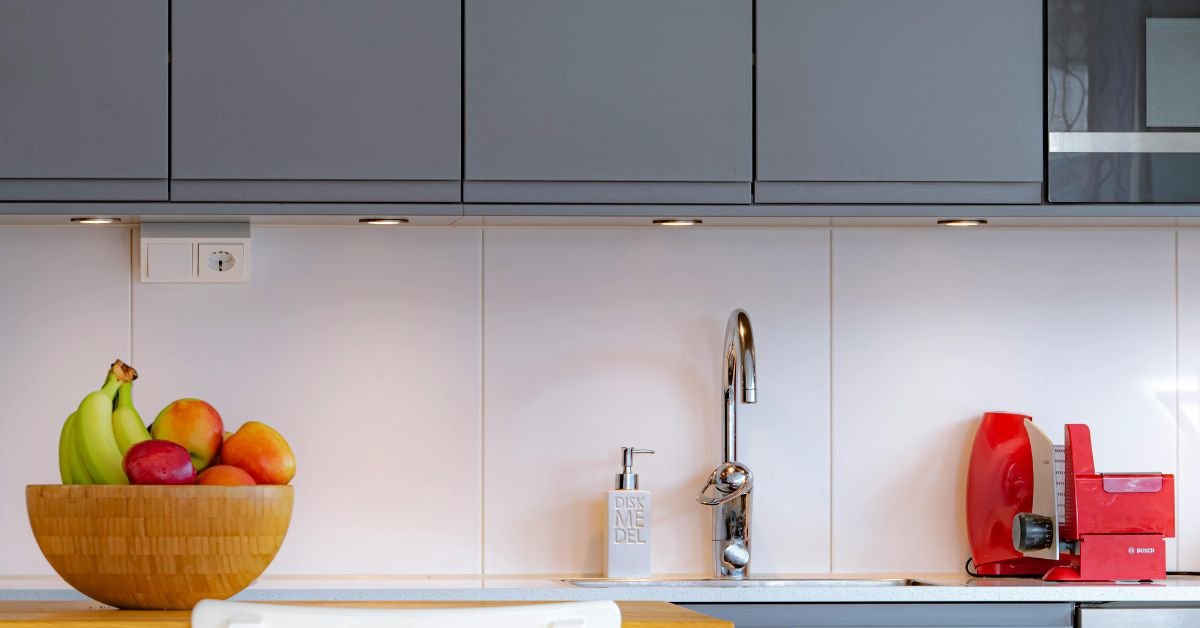 Kitchen Renovation Navy Blue Cabinets with Island