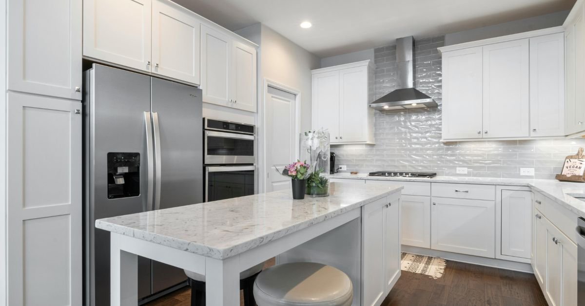 Maple kitchen cabinet installation process