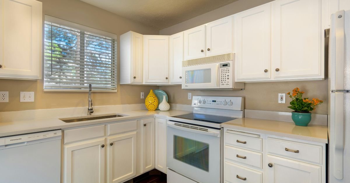 Classic kitchen with sophisticated walnut cabinetry.